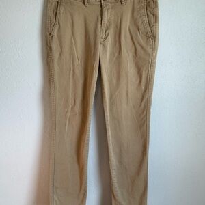 Men’s 30x32 Khaki Abercrombie and Fitch Stretch Preppy Business Casual Pants
